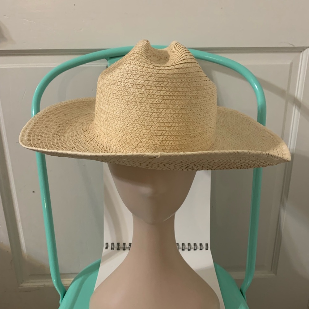 SunBody Hats Handmade Palm Leaves Economy Cattleman Hat-Kids One Size
